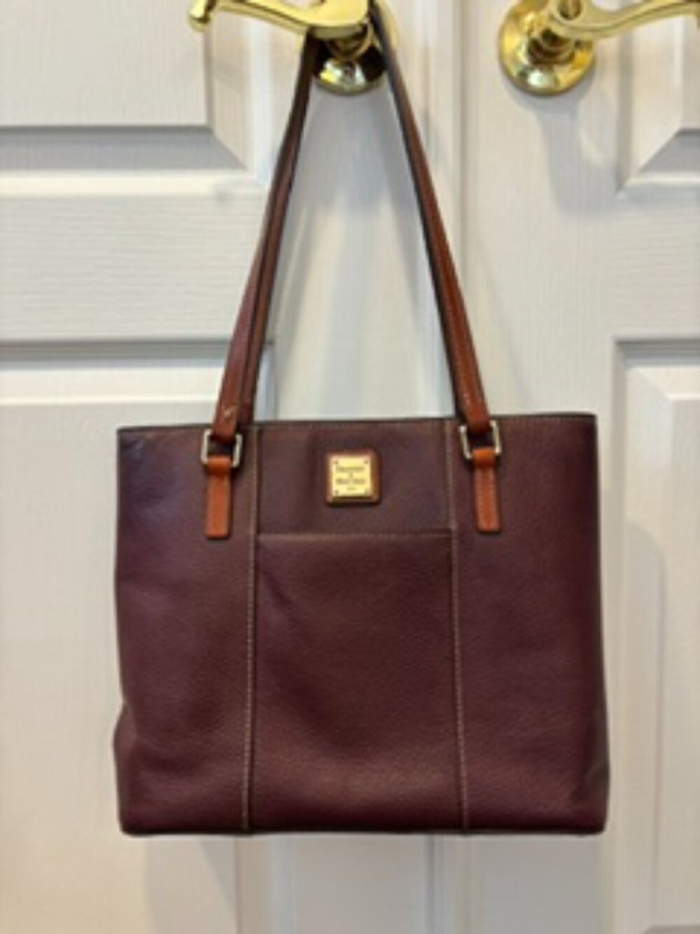 Dooney & Bourke Pebble Grain Small Lexington in Bordeaux